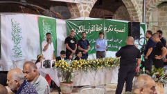 خيمة الهدى تستضيف الشيخ رائد فتحي لتكريم حفظة القرآن الكريم في يافا